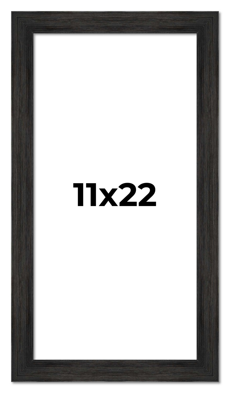 11×22 Frame Black Barnwood Picture Frame Photo Frame UV Acrylic, Acid Free