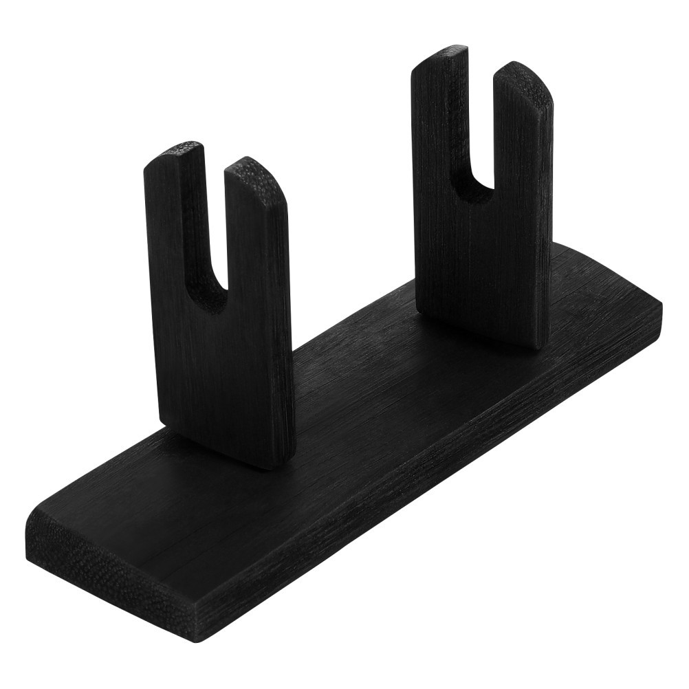 1Pc Wooden Fan Stand for Folding Fan Home Display with Natural Wood Grain Finish