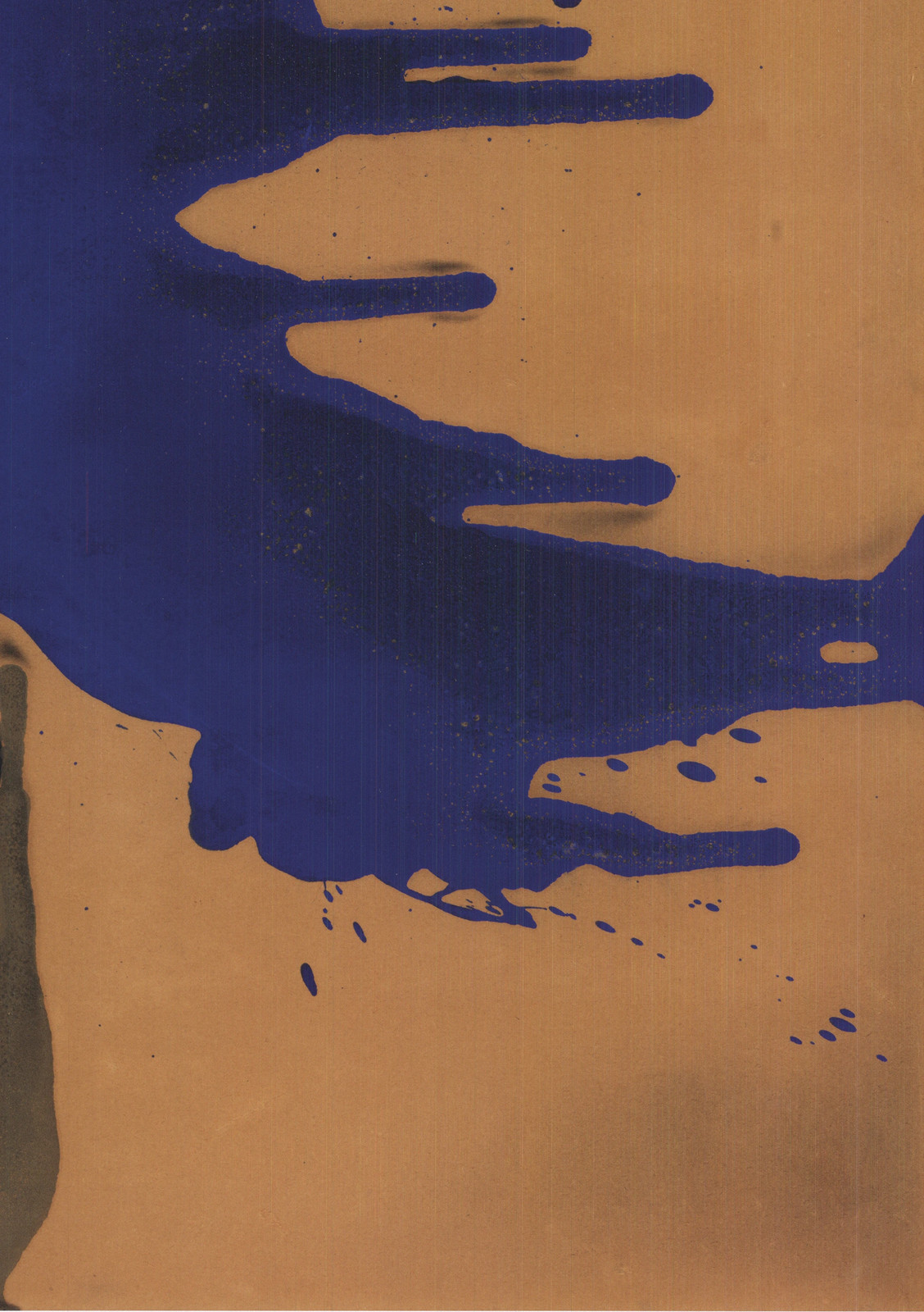 YVES KLEIN Untitled, Coloured Fire Painting (FC17) 28″ x 23.5″ Offset Lithograph