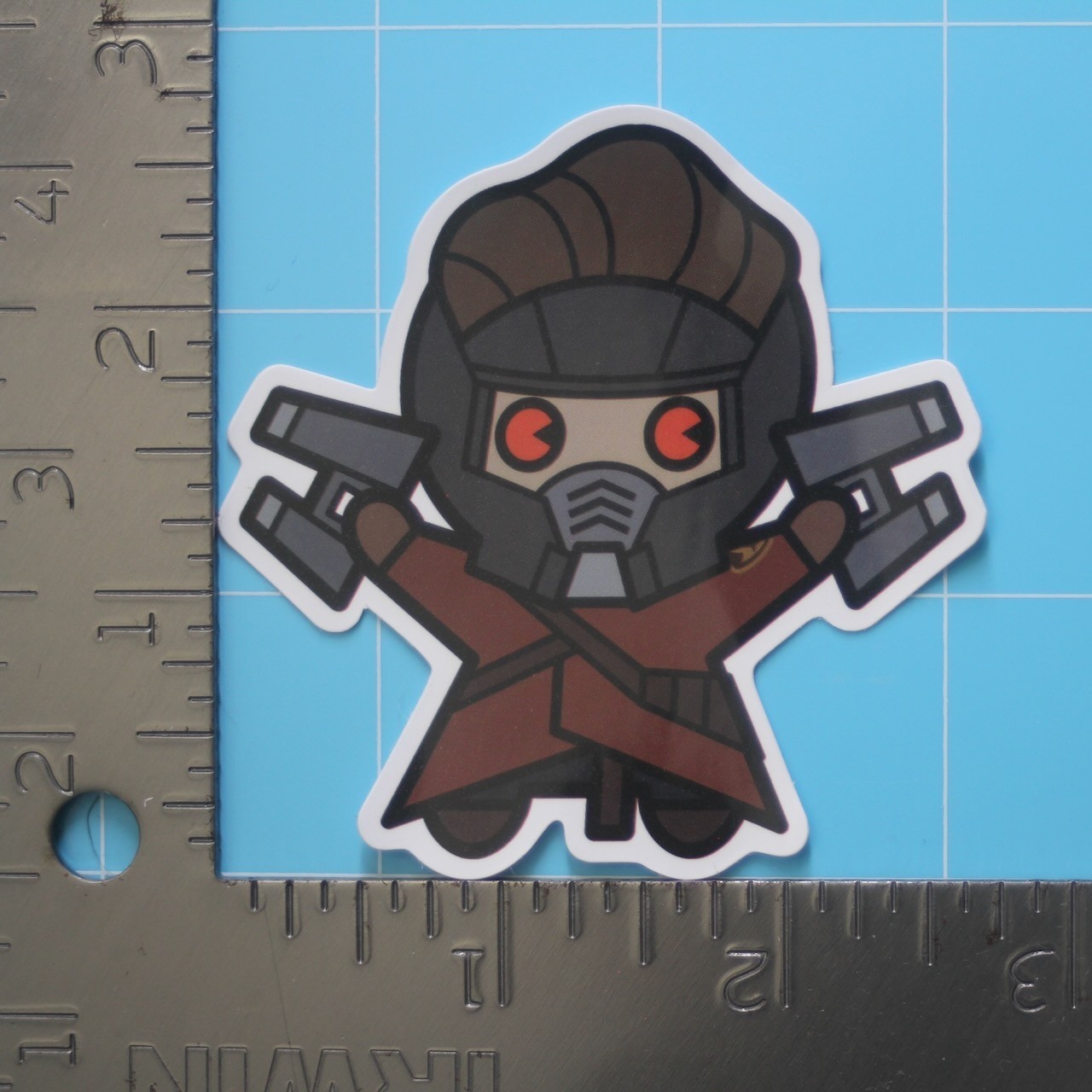 Marvel Universe Sticker (STAR-LORD) MCU Superheroes, Gloss PVC Decal