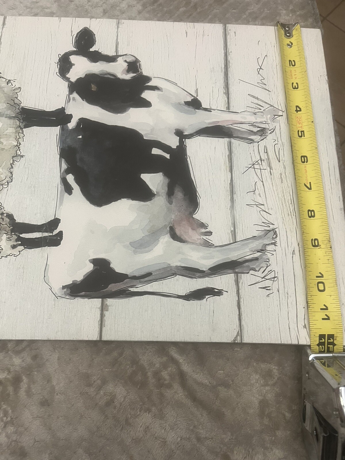 “Farm Stack” Carol Robinson Print on Canvas The Galaxy Of Graphics 36x12x1.25 In