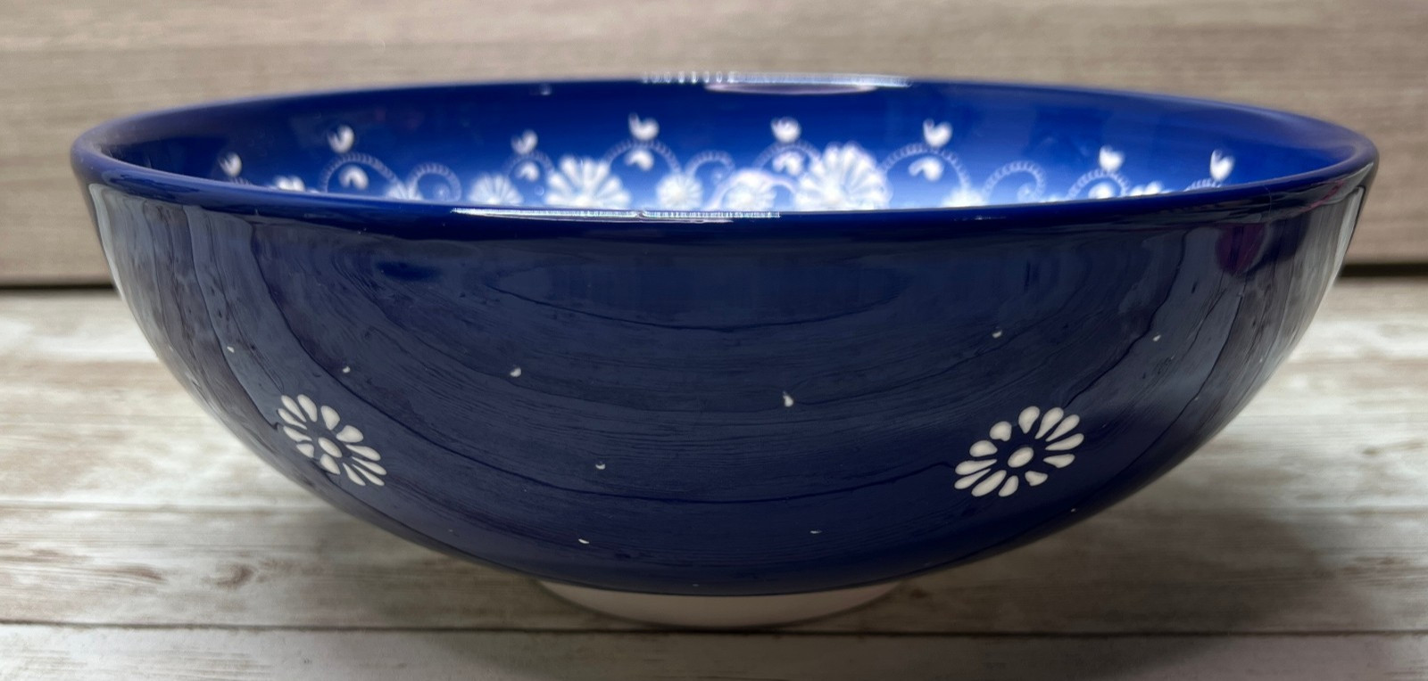 Turkish Ceramic Bowls 8.5″ Original Hand Made Signed Multicolor Floral **READ**