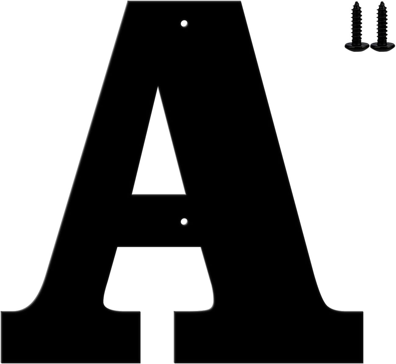 Durable 3-Inch Weather-Resistant Metal Letters for Garden & Door Decor