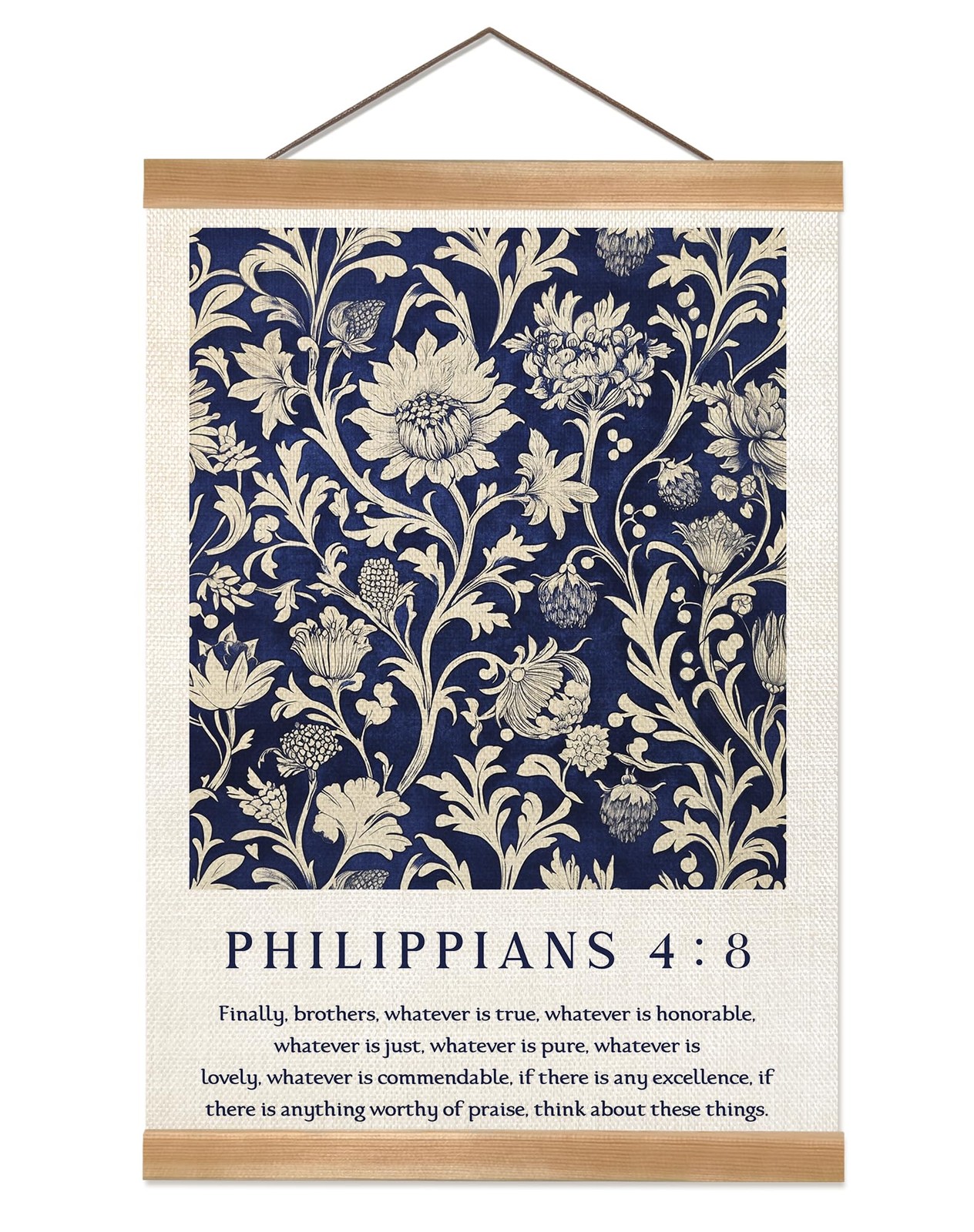 Inspirational Scripture Wall Art Poster,Christian Bible Verse Wall Poster wit…