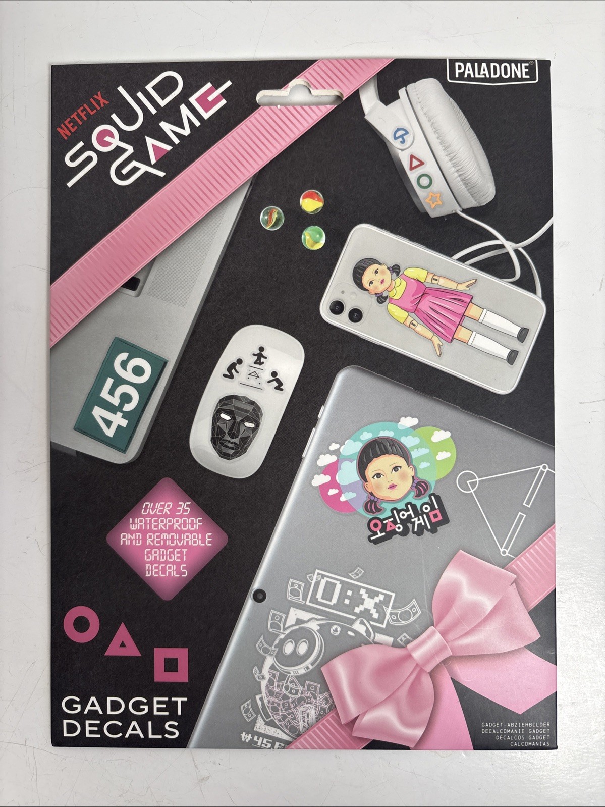 Squid Game Stickers Gadget Decals Over 35 Waterproof & Removable, Vinyl Official