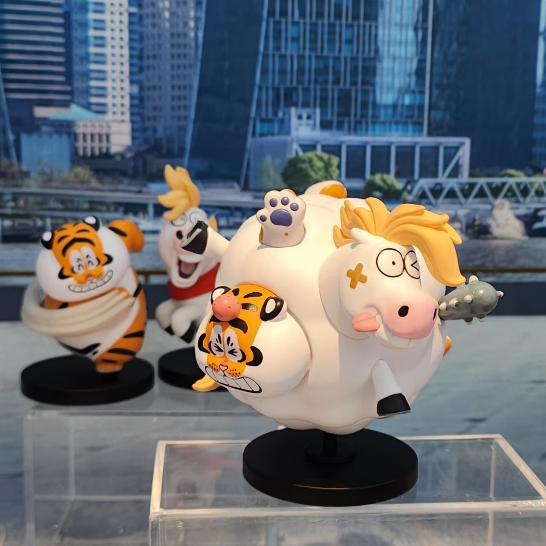 I’m Not Fat Tiger PangHu Horse and Tiger Series Confirmed Blind Box Figure Toy