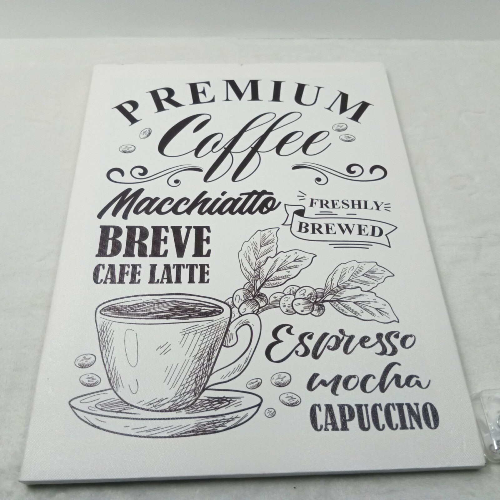 Coffee Wall Art Canvas Decor Vintage Look Kitchen Prints Cup Latte Cafe