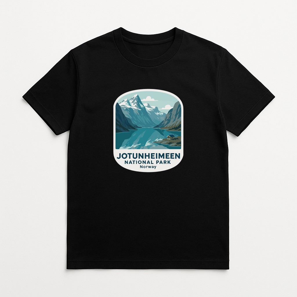 Jotunheimen Norway Iron On Heat Transfer Vinyl HTV Die-Cut World National Parks