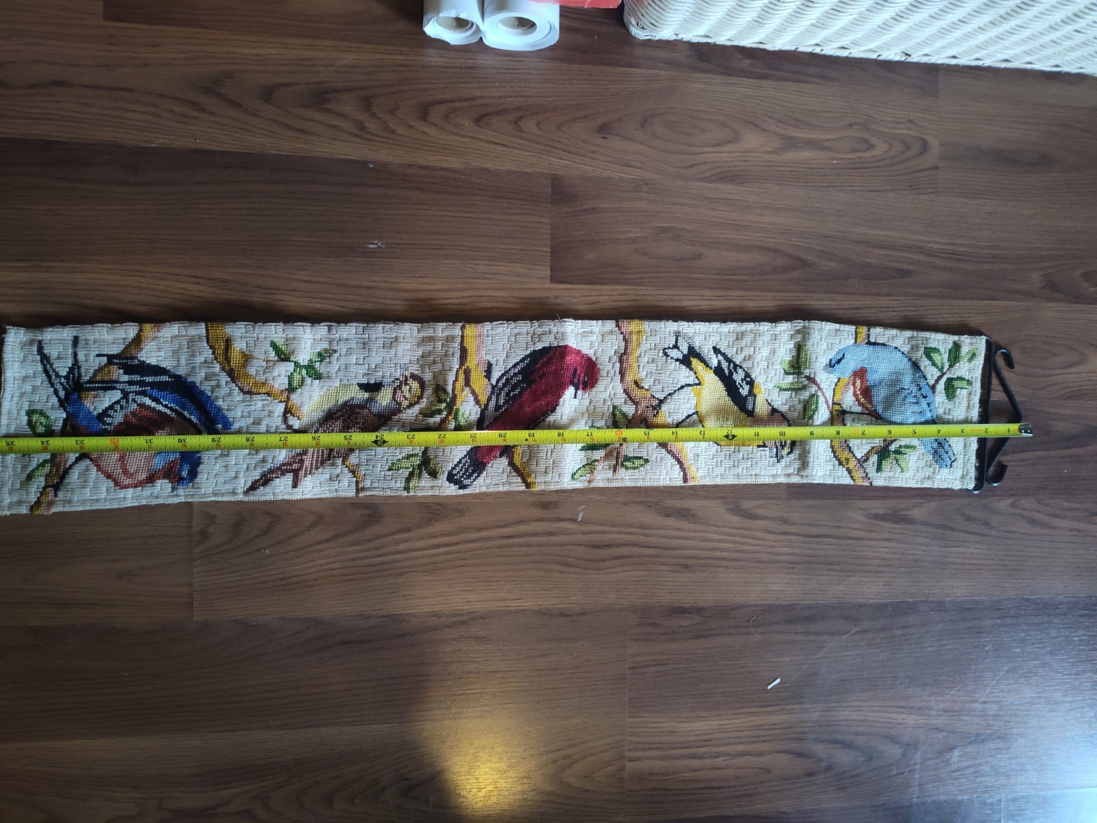 Woven Bird Pattern Tapestry/Multicolor Country Rectangle 40-70 in
