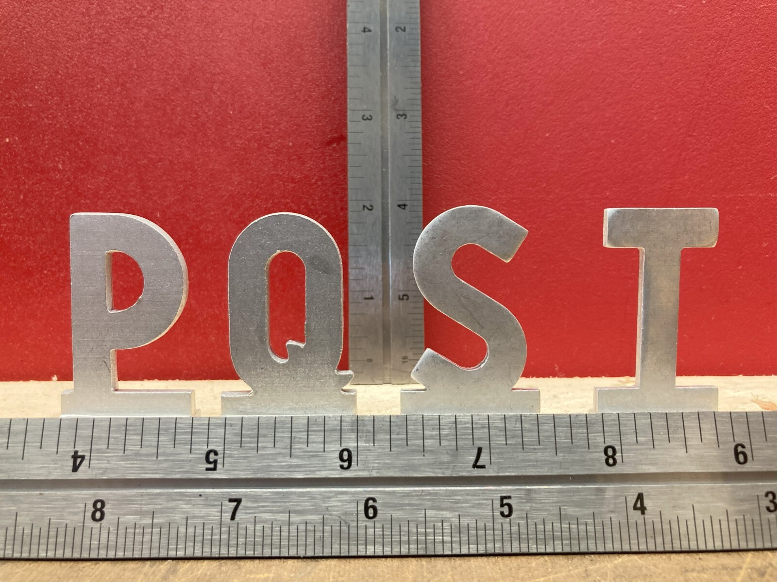 Aluminum Mailbox Letters