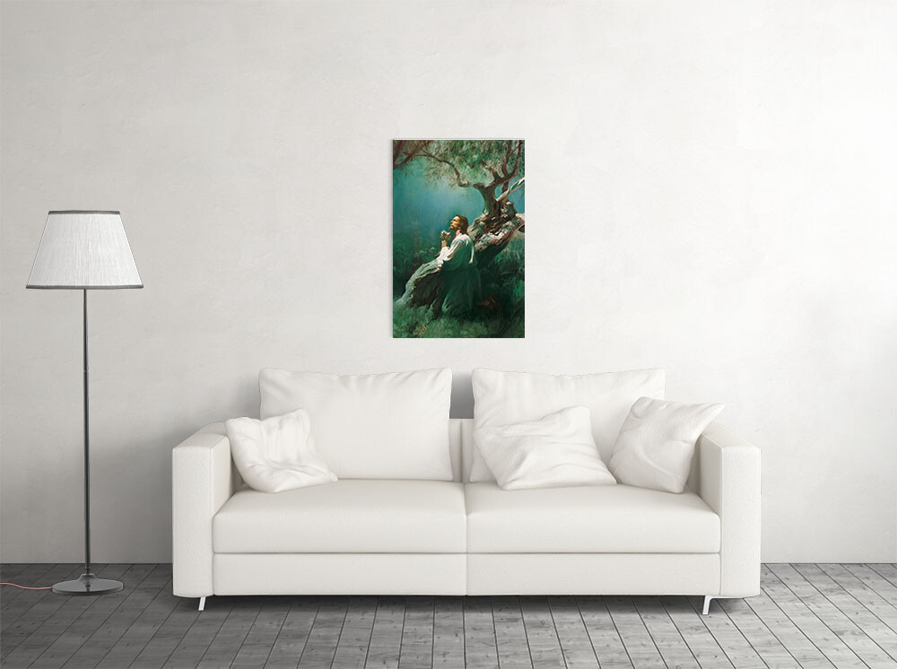 Jesus In The Garden Of Gethsemane Religious Print Wall Art Home – POSTER 20×30