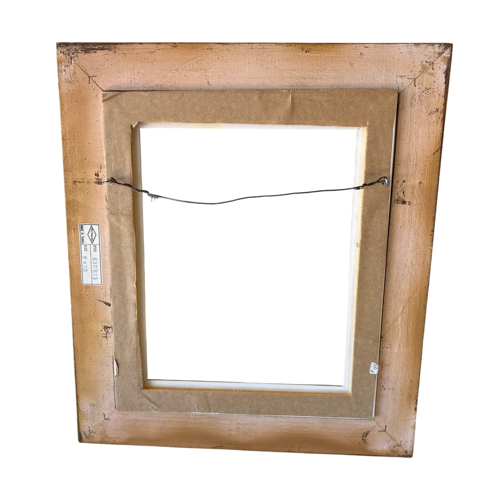 Vtg Antique Style Gold Tone Victorian Picture Art Frame Ornate Gesso Fits 8×10