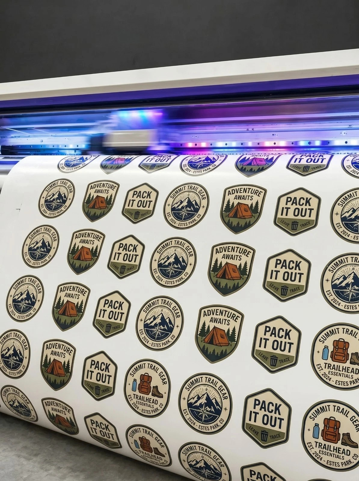 Custom Vinyl Stickers Die Cut Logo Waterproof Gloss Labels Decals Full Color