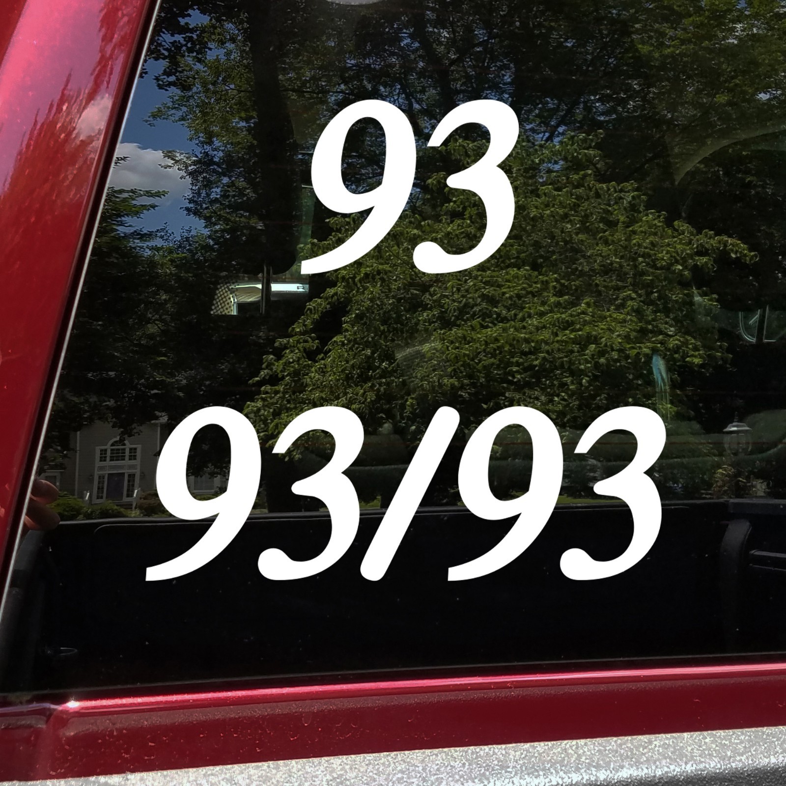 93 93/93 Thelema Vinyl Sticker Decal Set Sacred Symbol Esoteric Aleister Crowley