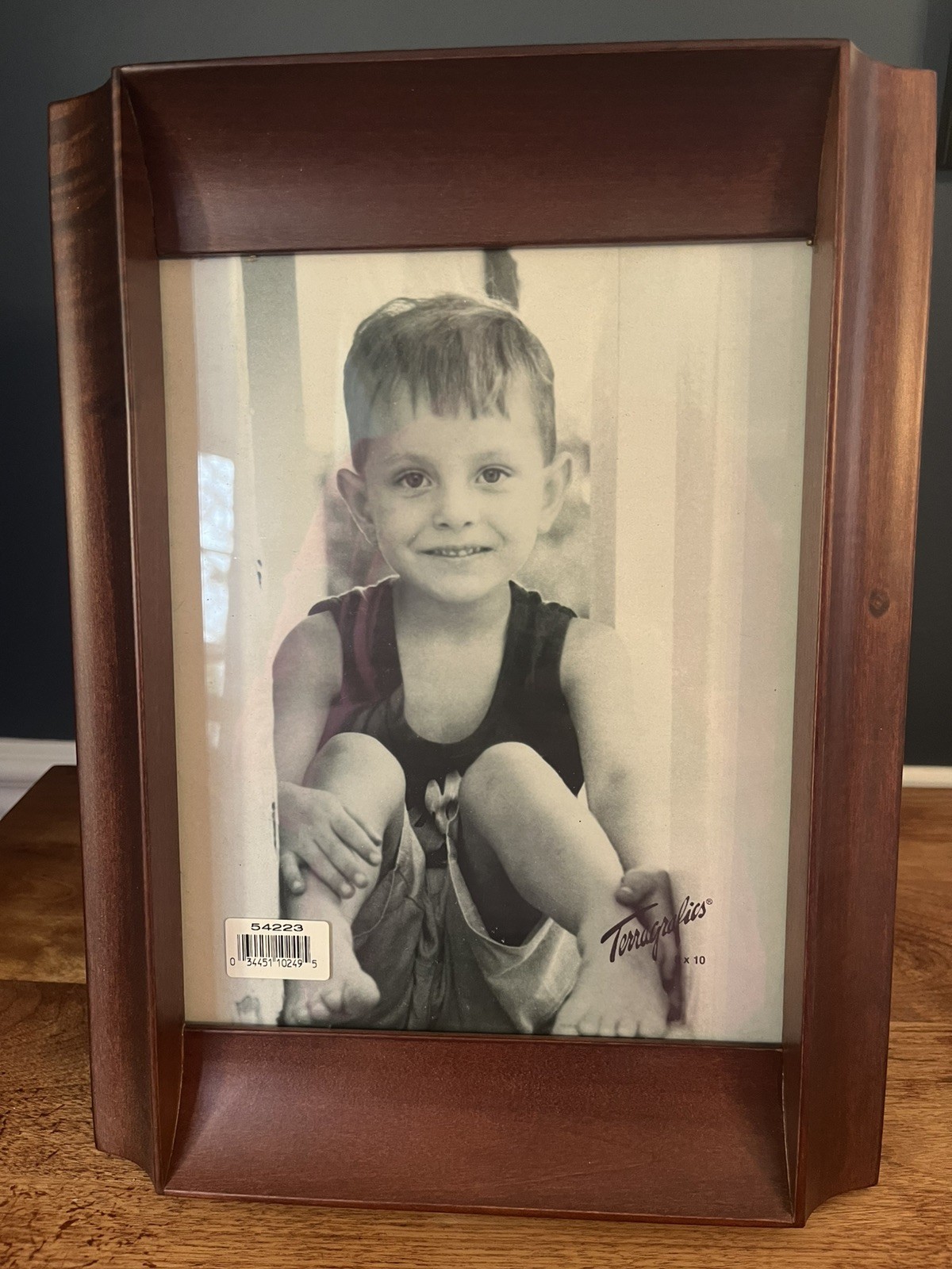 Terragraphics Wood,Free Standing or Hanging Picture Frame 1994 8″ X 10″ With Box