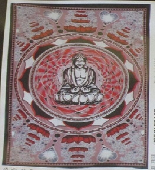 New Meditating Buddha Tapestry Room Decor Wall Hanging GIFT Zen Yoga Peace Lotus