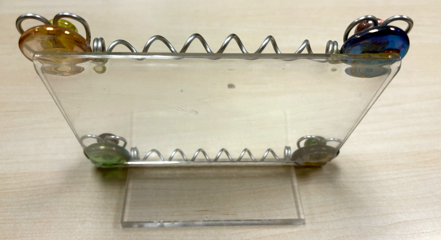 Nora Fleming acrylic frames with beads Decorative See Pictures