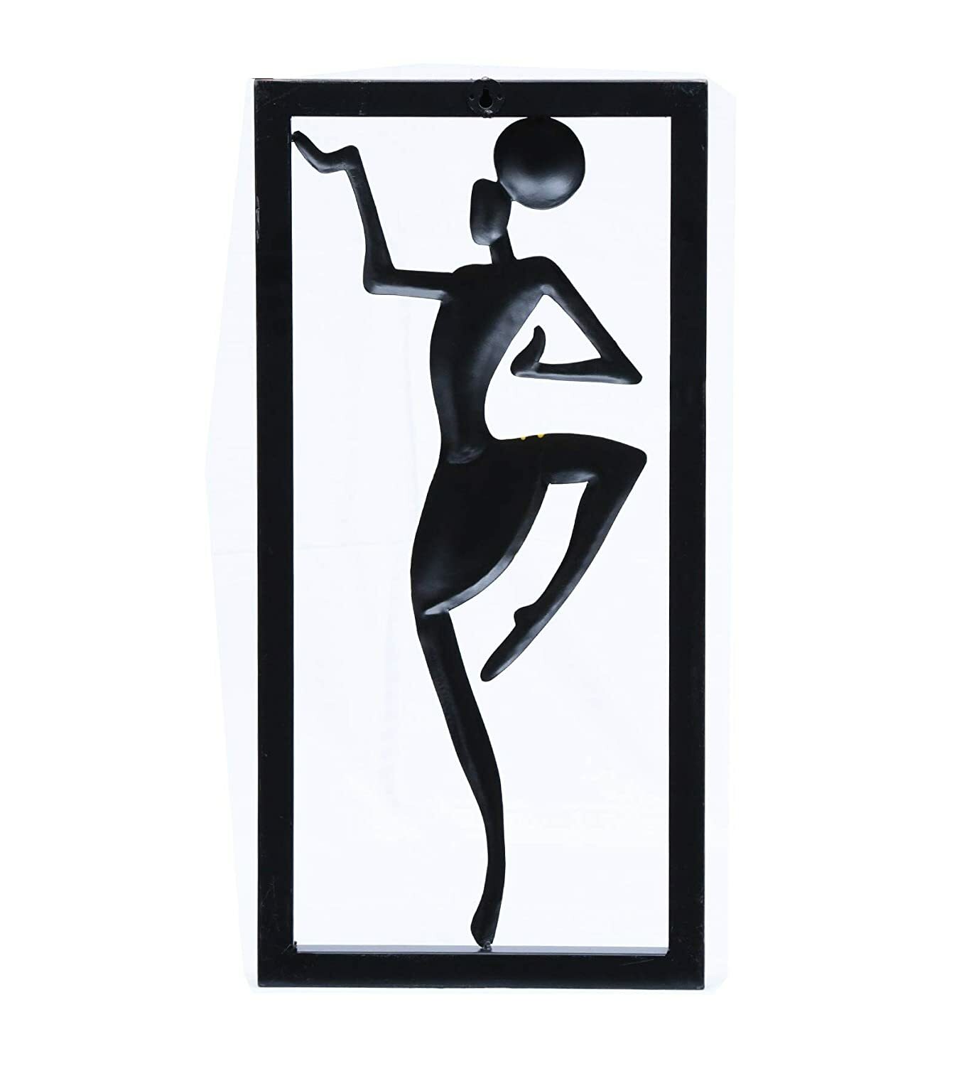 Metal Lady Frame Wall Mounted Hanging Art Sculpture Modern Art Home