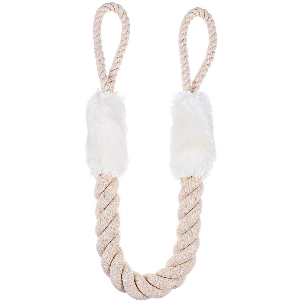 Cotton Polyester Door Strap Latch Finger Pinch Guard Door Rope for Pets