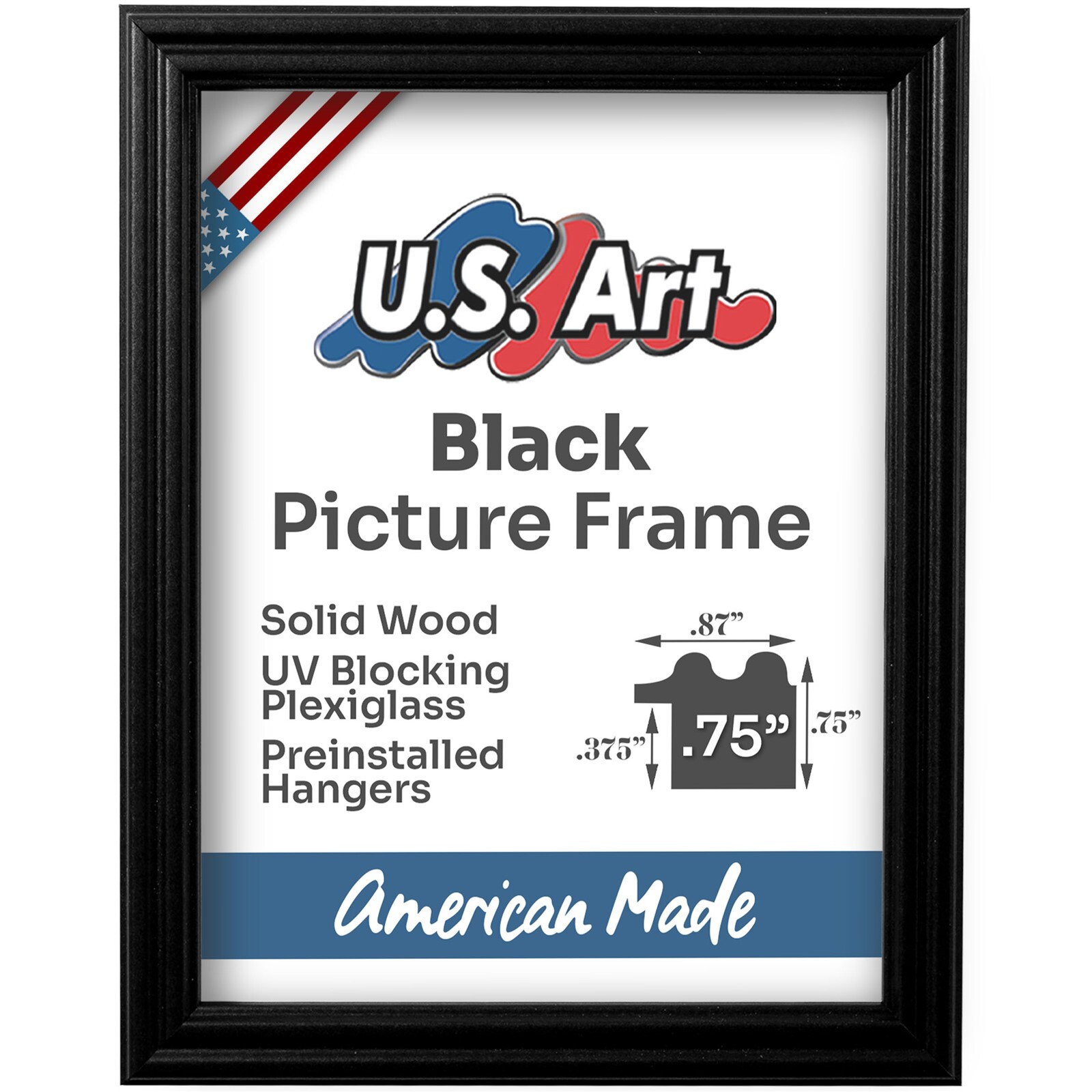 US ART Frames 0.75″ Traditional Colors Wall Decor Picture Frame – 21×31 Inch
