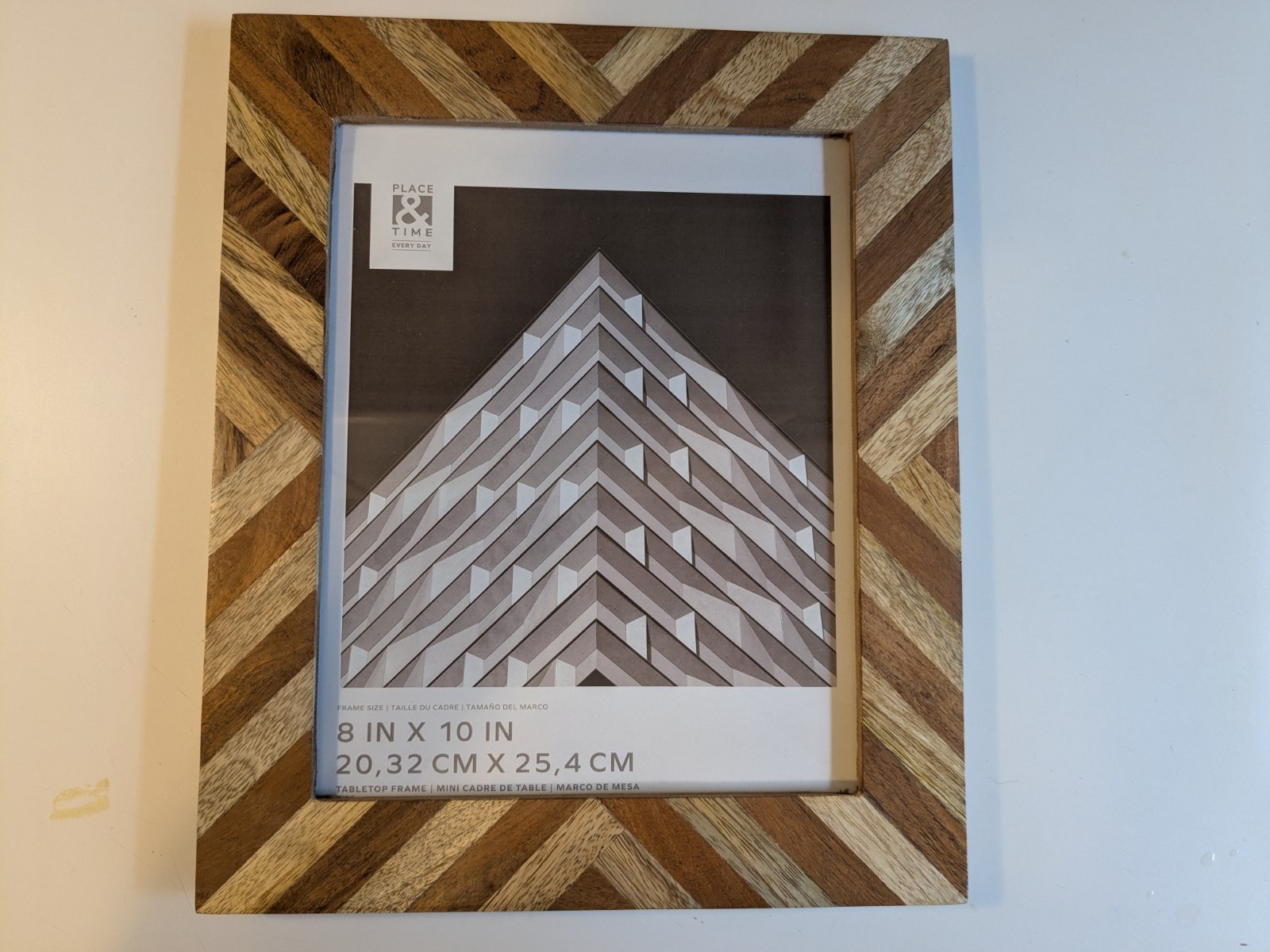 Place + Time 8×10 Frame – Herringbone (open box) (“Every Day”)