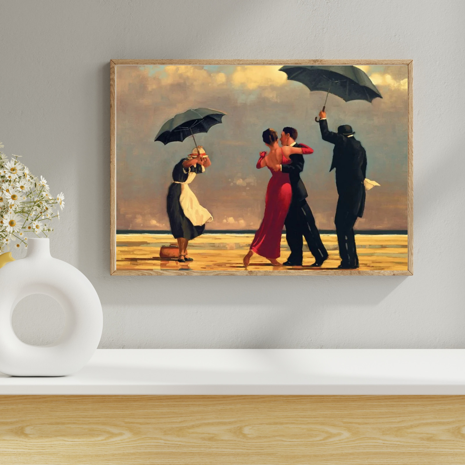 Jack Vettriano The Singing Butler Canvas Famous Art Poster Bedroom Wall Decor