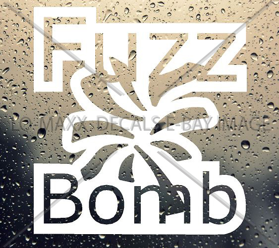 Fuzz Bomb Original Graphic Design Various Sizes & Colors Die Cut Vinyl Decal