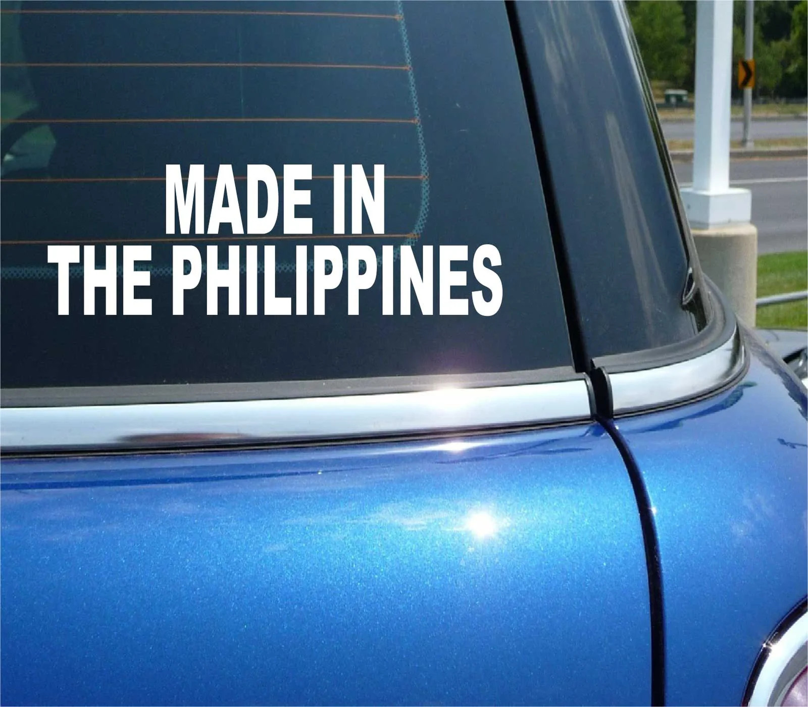 MADE IN THE PHILIPPINES PINOY PINAY FILIPINO BORN CAR DECAL BUMPER STICKER WALL