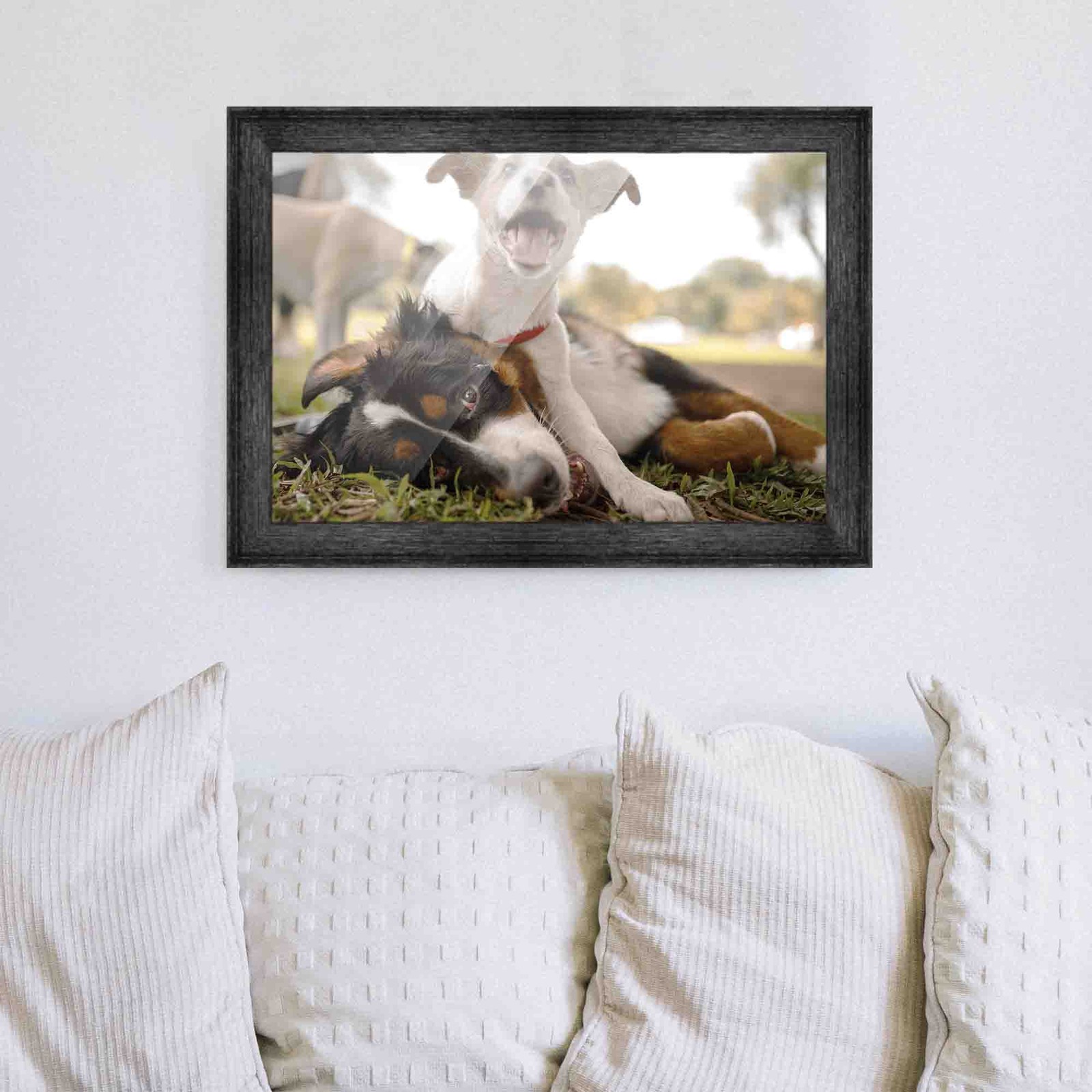 4×6 In Frame Black Real Wood Picture Frame Width 1.5 inches | Interior Frame Dep