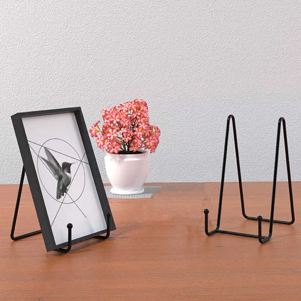 8 inch Metal Frame Holder Display Stands for Picture Plate Book Photo Easel USA