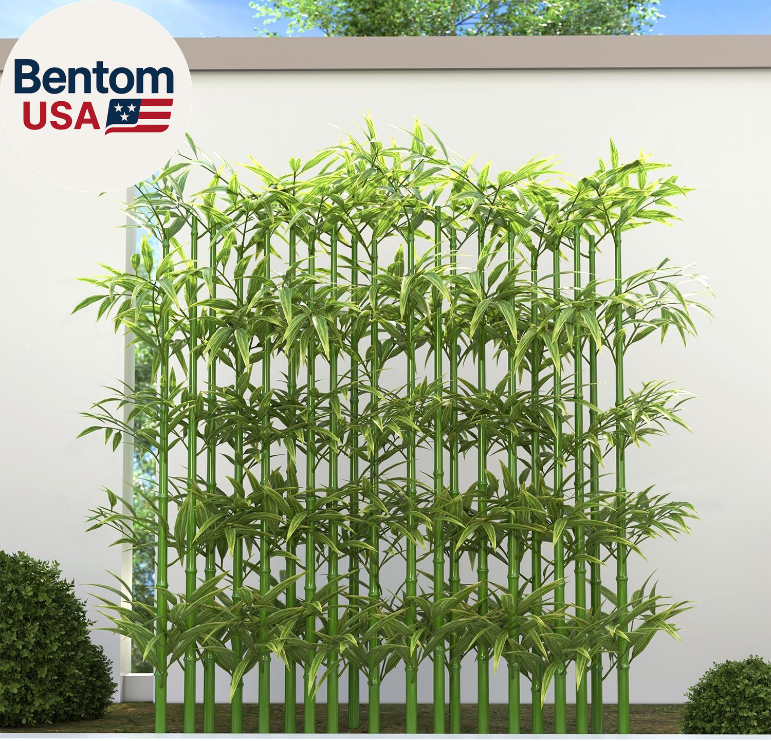 5Ft Fake Bamboo Plant 10 Pack, Artificial Privacy Plants Indoor Outdoor Faux Bam