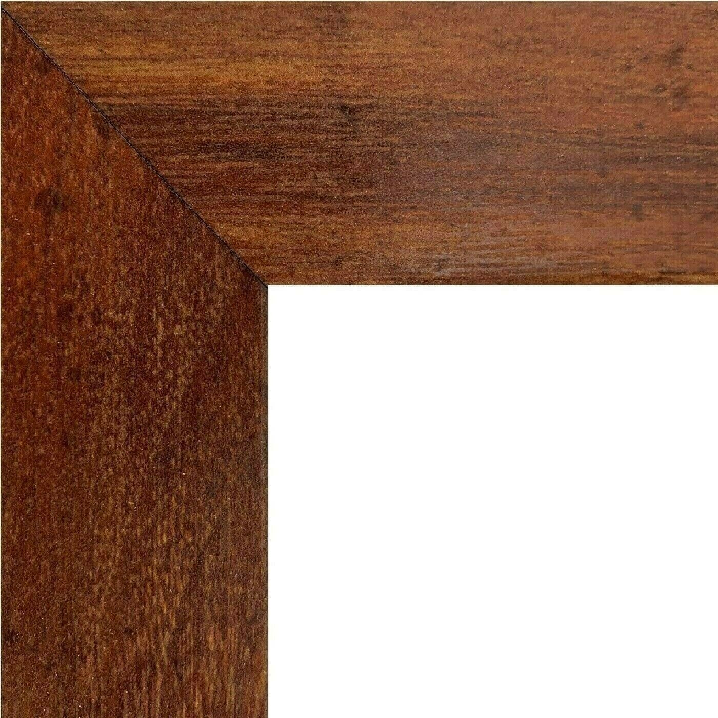 US Art Frames 1″ Flat Country Walnut Brown MDF Picture Poster Frame, Custom-B