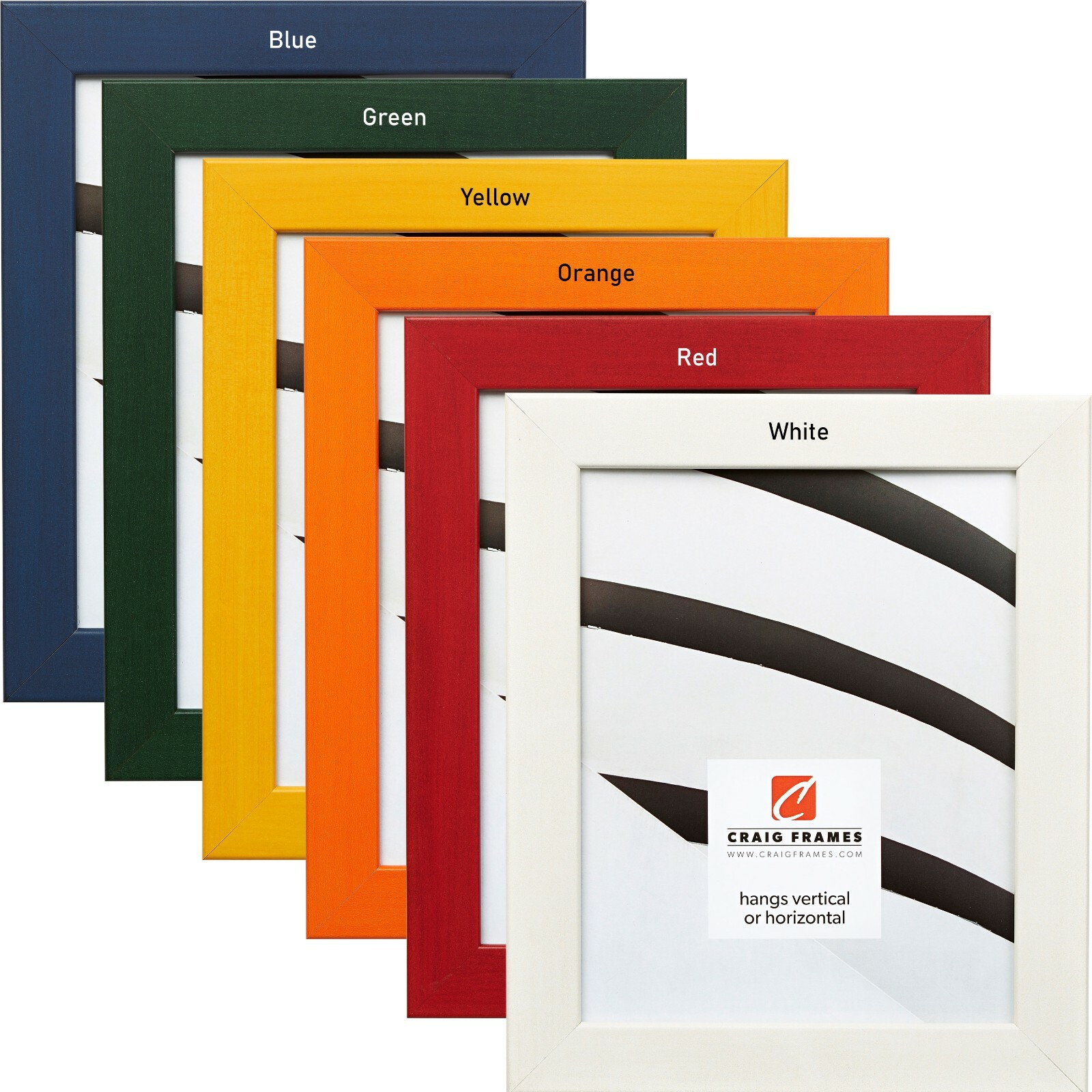 Craig Frames Colori 125, Modern 1.25″ Picture Frame Poster Frame, Various Colors