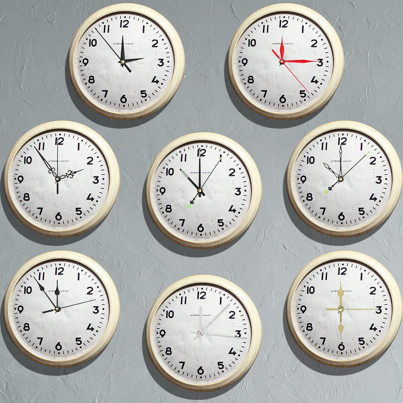 6 Pieces High Torque Clock Movements Long Shaft Movement Mechanism…