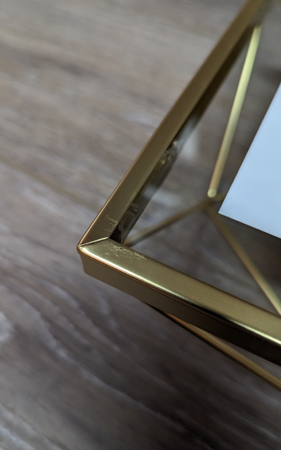 Umbra Prisma 4 x 6 In Sturdy and Versatile Use Picture Frame Matte Brass