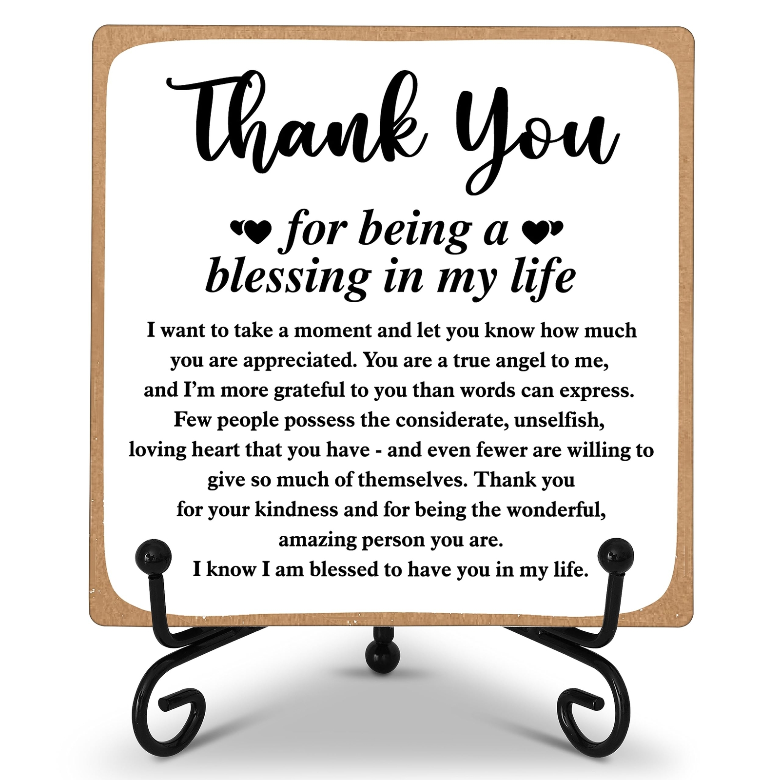 Thank You Gifts for Women Men Friends Mom Thank You for Being A Blessing in M…