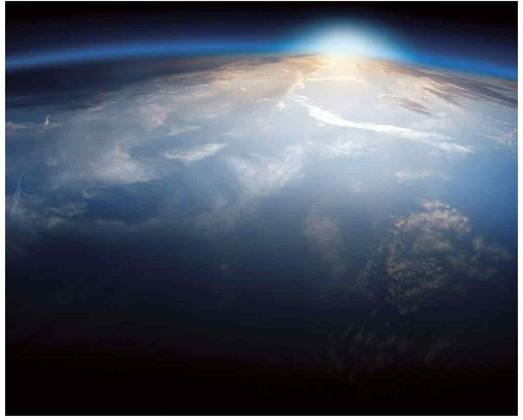 JP London 10.5-FT W X 8.5-FT H Space Odyssey Breaking Dawn Removable Wall Mural