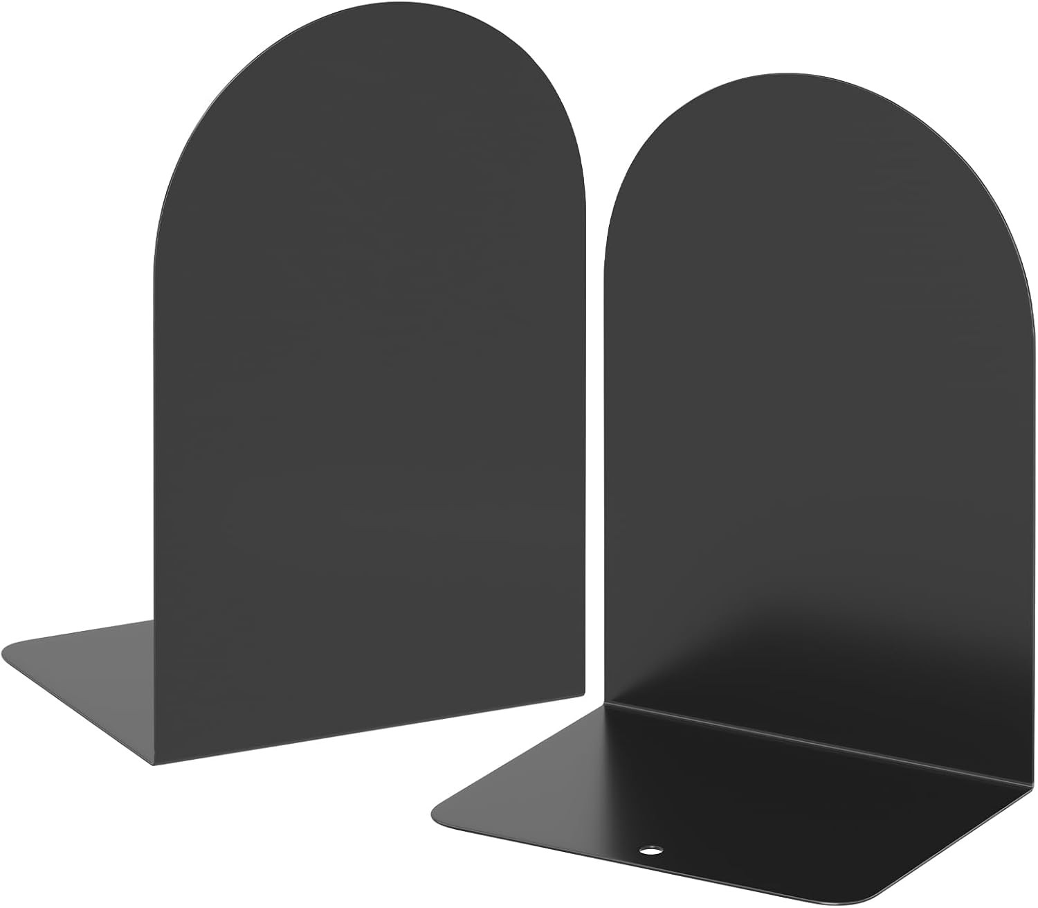 Bookends 1 Pair, Metal Round Bookends for Shelves, Book Ends for Desk, Book End