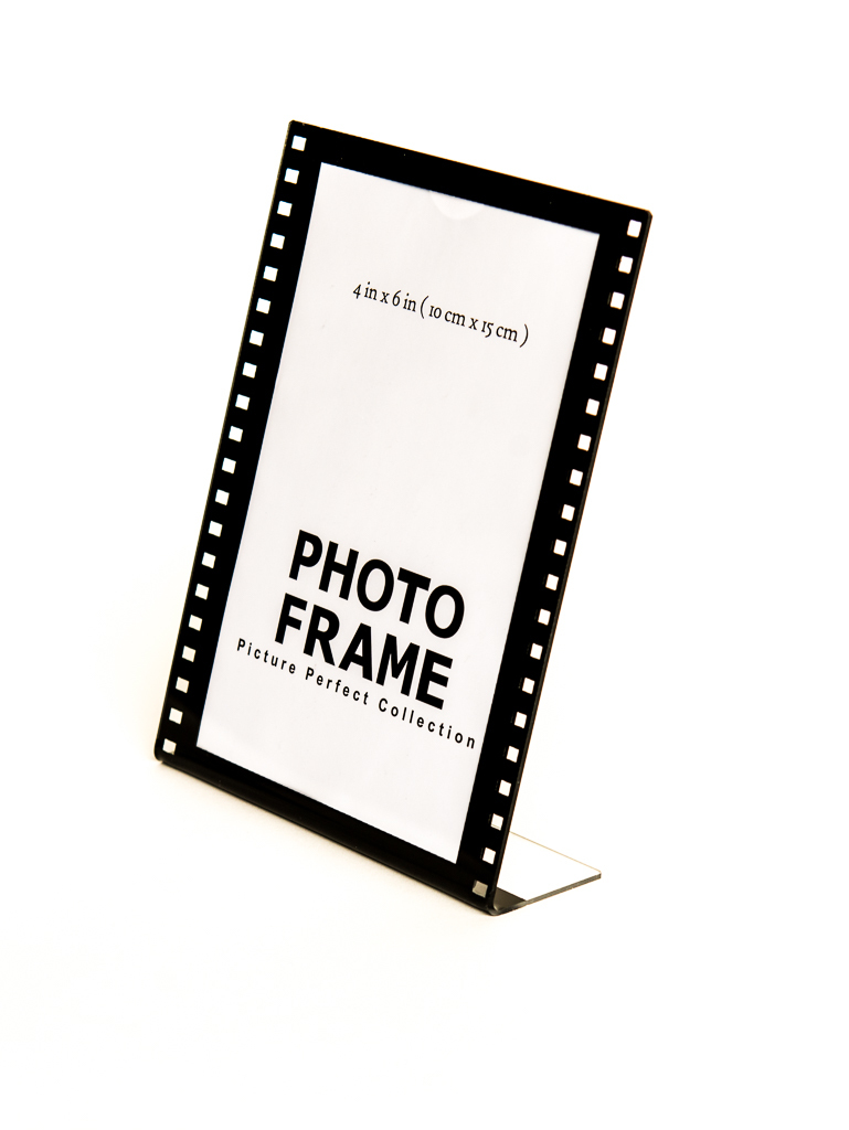 acrylic 4 x 6 sign display holder picture frame hollywood film frame 4×6