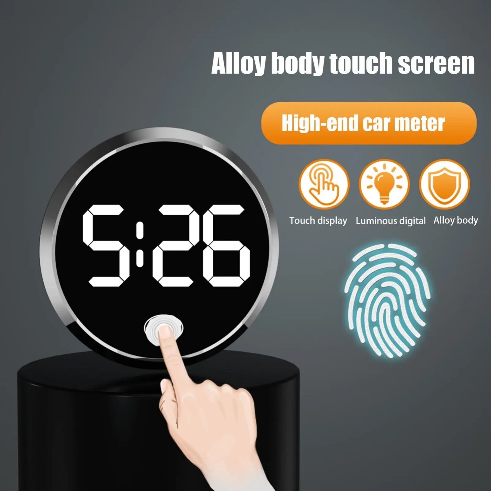 Car Clocks For Dash Digital Dashboard Clock Mini Electronic Clock Vehicle**