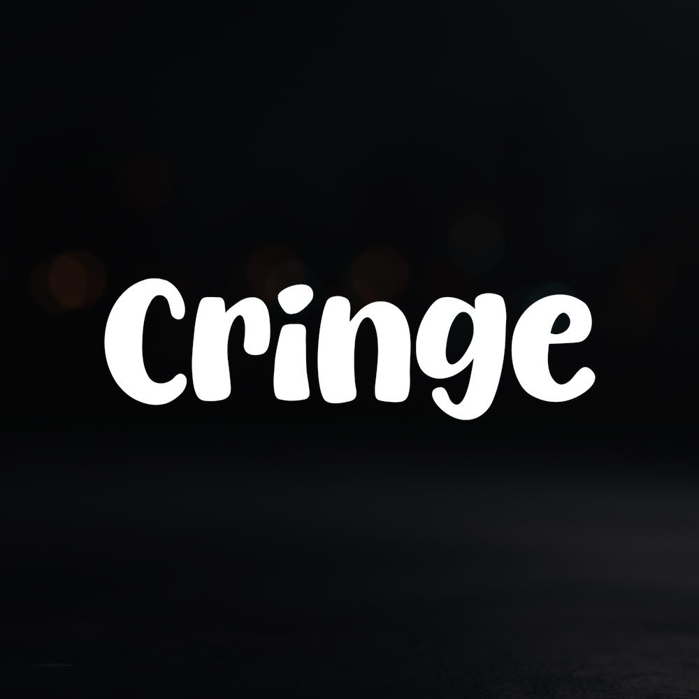 8in Vinyl Decal Sticker – “Cringe”