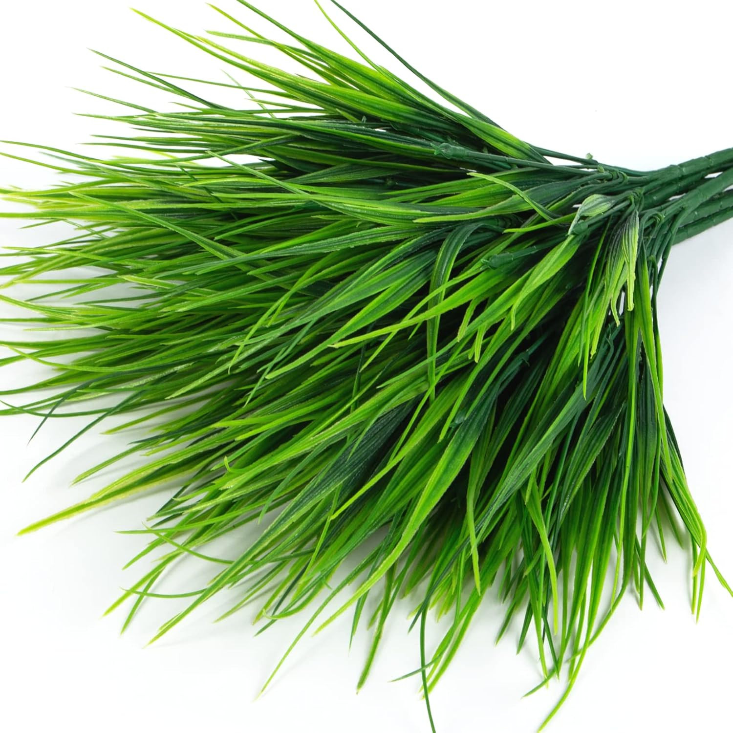 Ouddy Decor 24 Bundles Artificial Plants Outdoors Fake Wheat Grass Faux Greenery