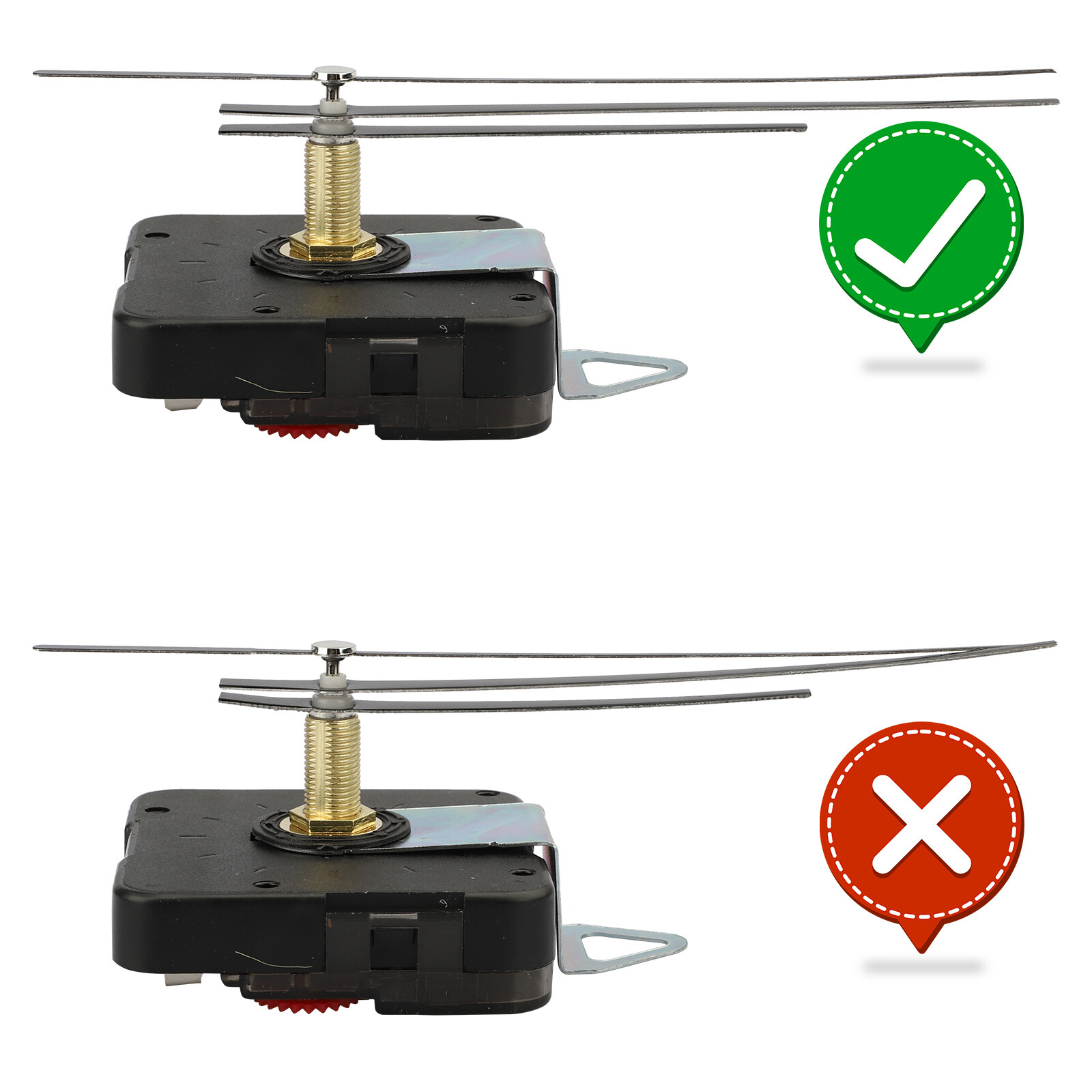Quartz Mechanism Wall Clock Movement Kit DIY Repair Tool Replacement Hands Motor