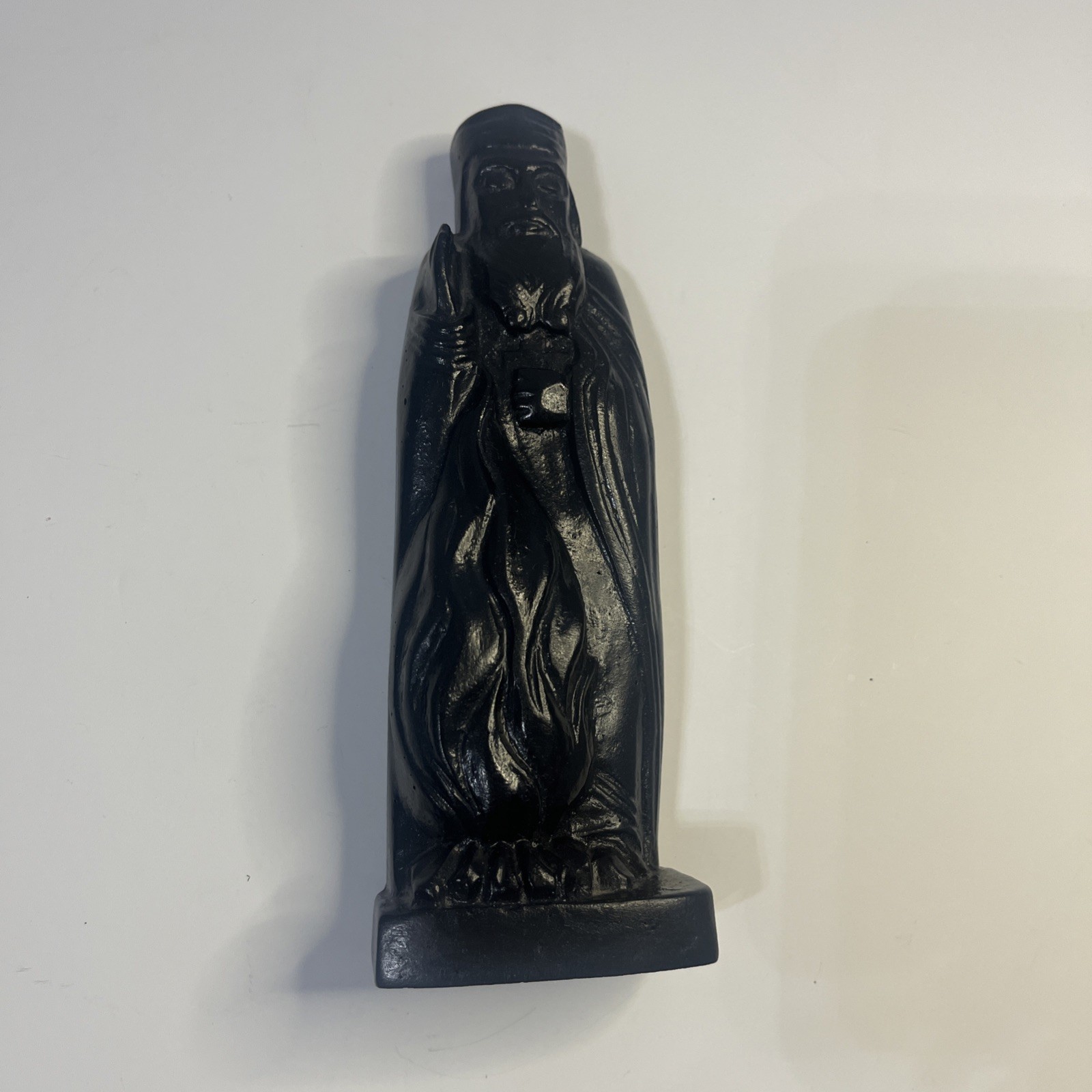 Owen Irish Turf Crafts St Patrick Figurine Black Irish Ballyshannon Ireland