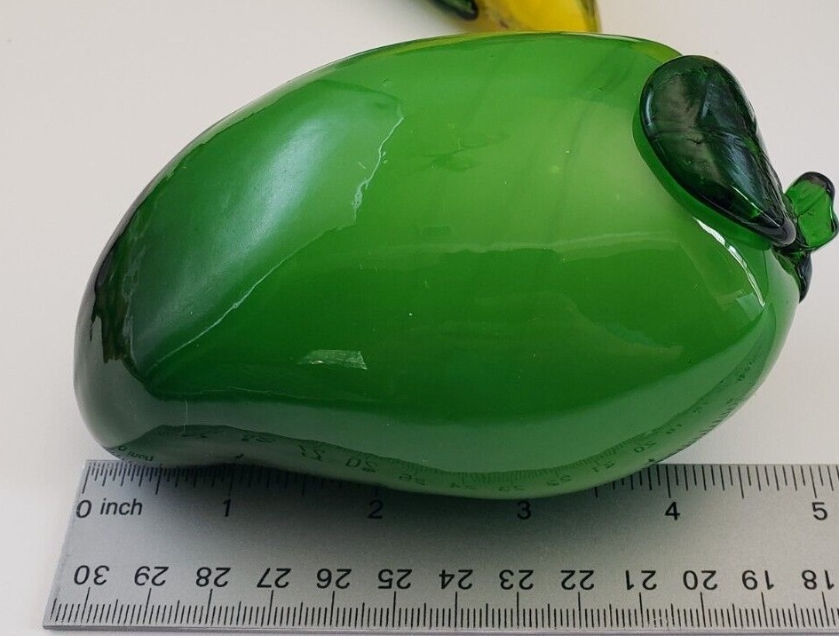 12 Vintage Murano Style Hand Blown Glass Fruits & Vegetables – You choose!
