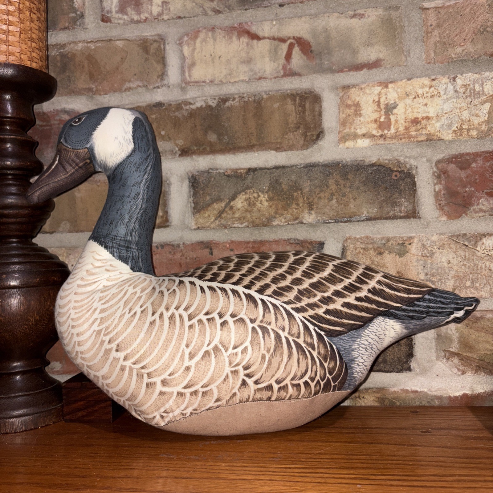 Canada Goose Door Stop Duck Bird Stuffed Animal Vintage Pillow Handmade