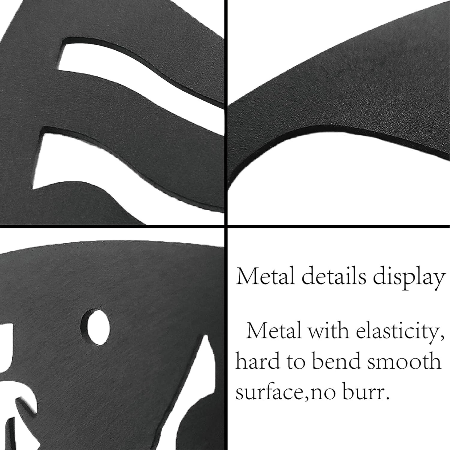 Metal Wall Art Music Note Decor Wall Hanging Plaques Ornaments Iron Wall Art Scu