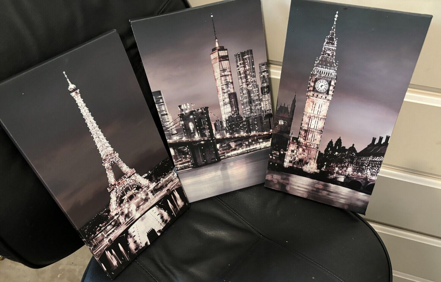 Set of Three Decorative Picture’s for Any Room in the Home or Office Brand Knew