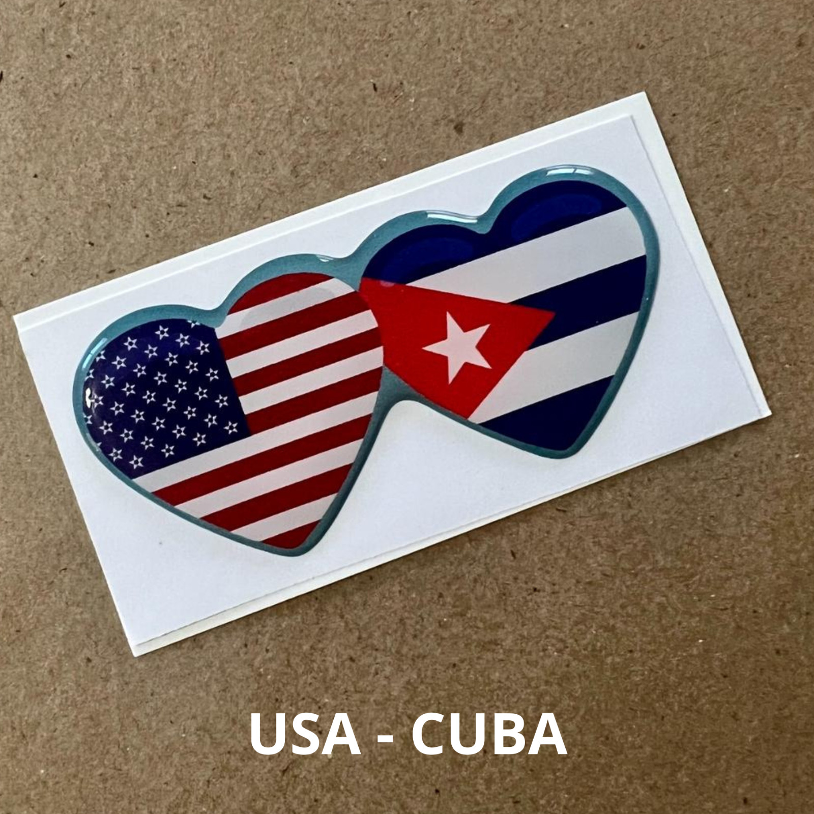 Epoxy resin dome 3d gel sticker Adhesive Crystal Flags