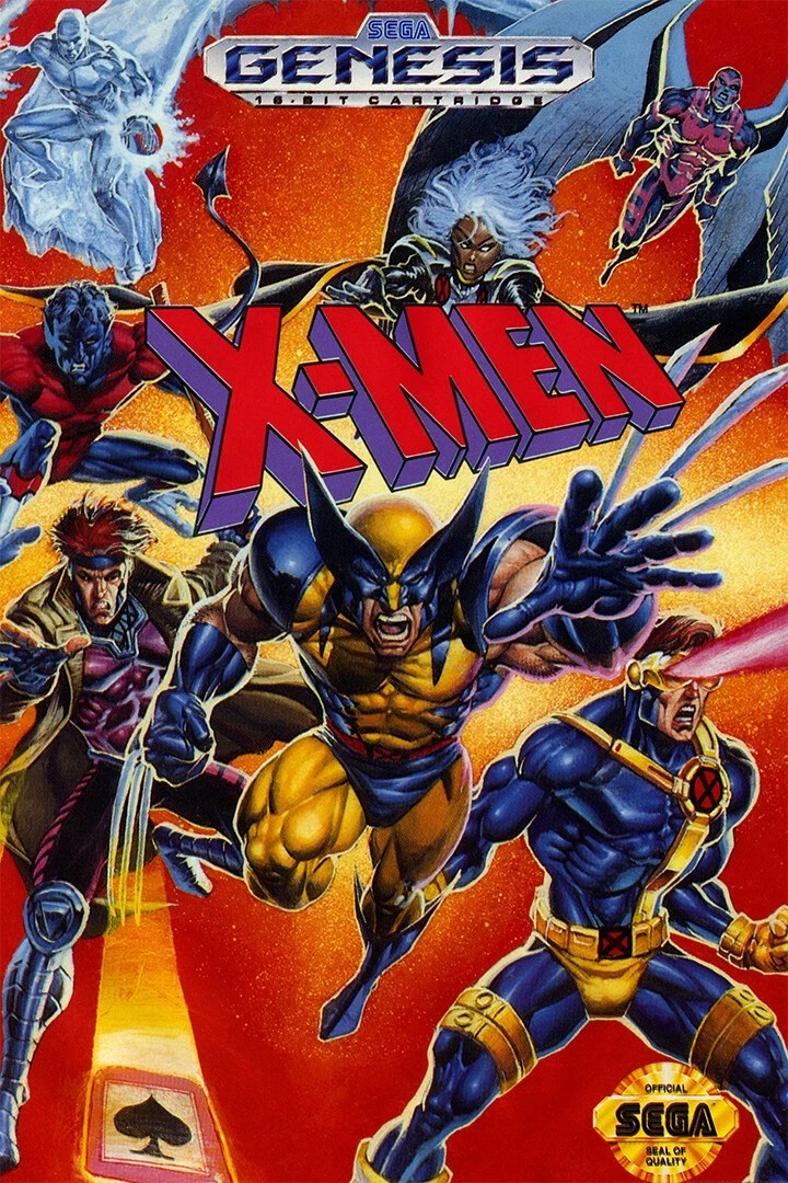X Men Console Mega Drive Video Game Poster print 11″x17″ HOME DECOR